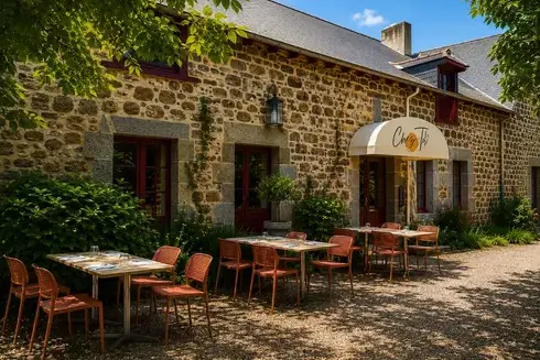 restaurant avec terrasse Vignoc-1